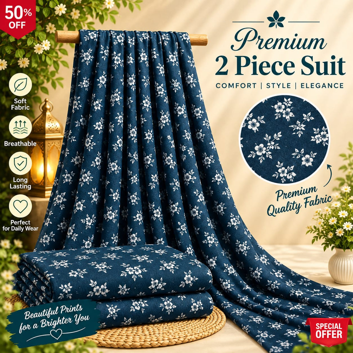 Premium khaddar 2Pc Suit