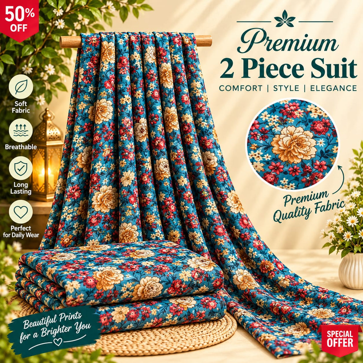 Premium khaddar 2Pc Suit