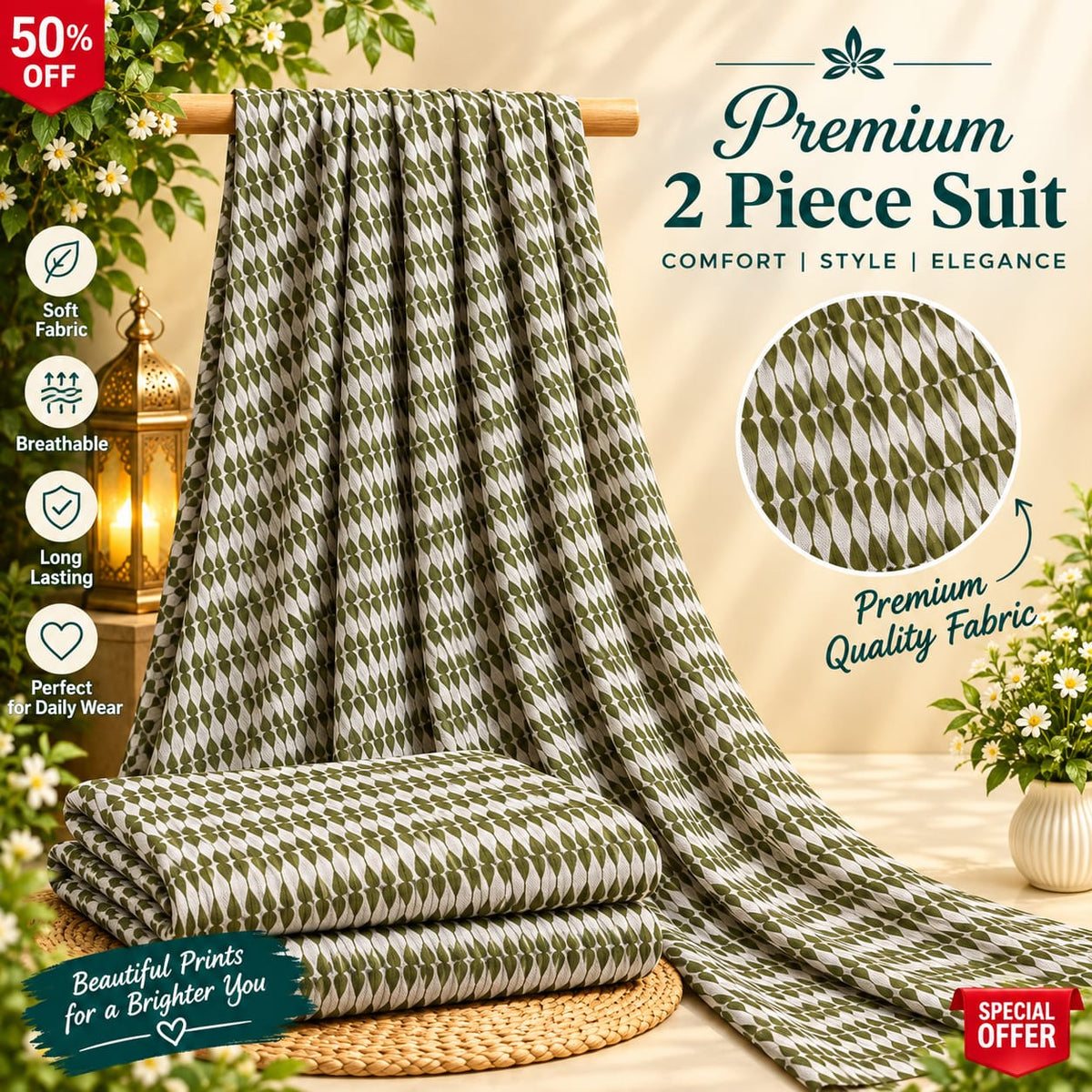 Premium khaddar 2Pc Suit