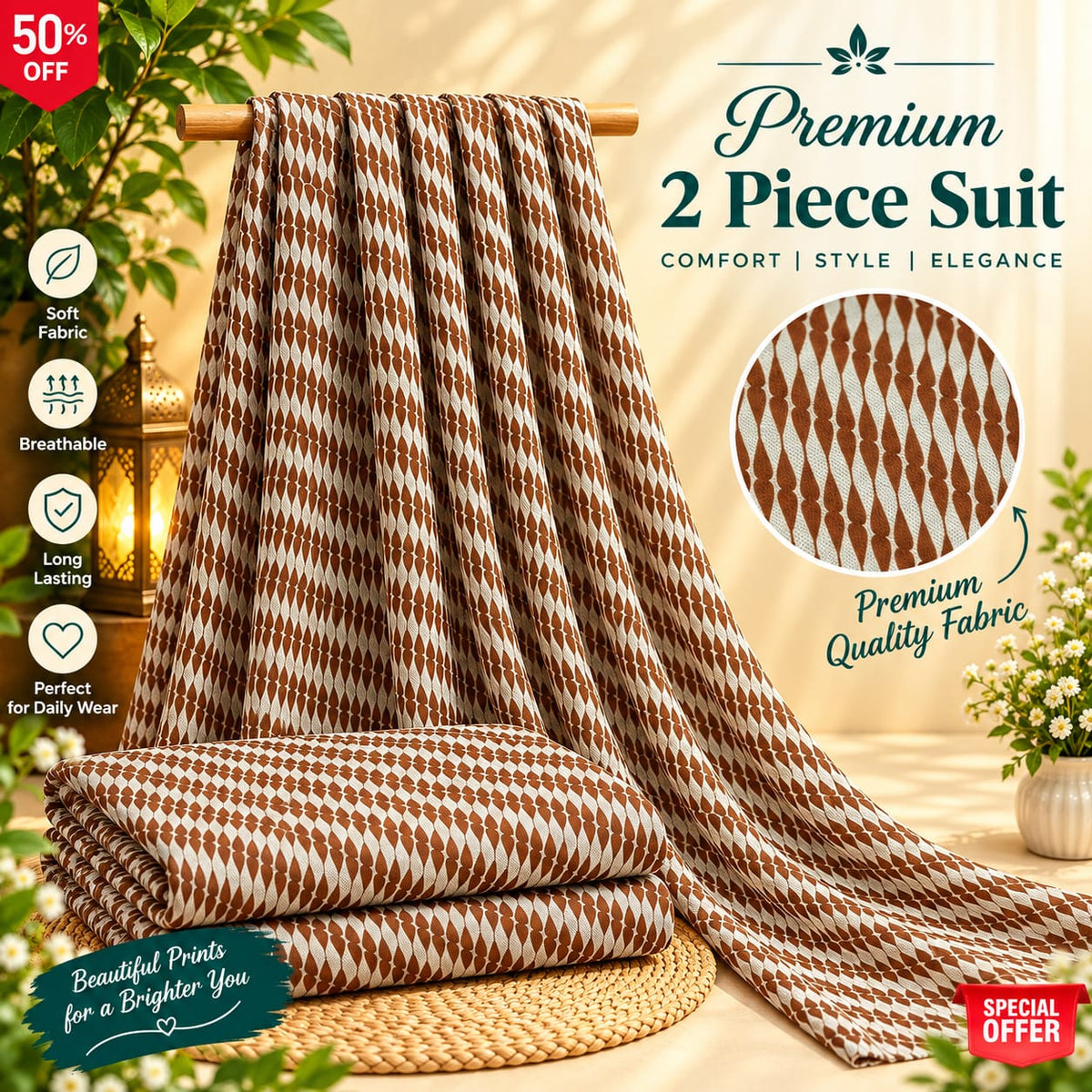 Premium khaddar 2Pc Suit