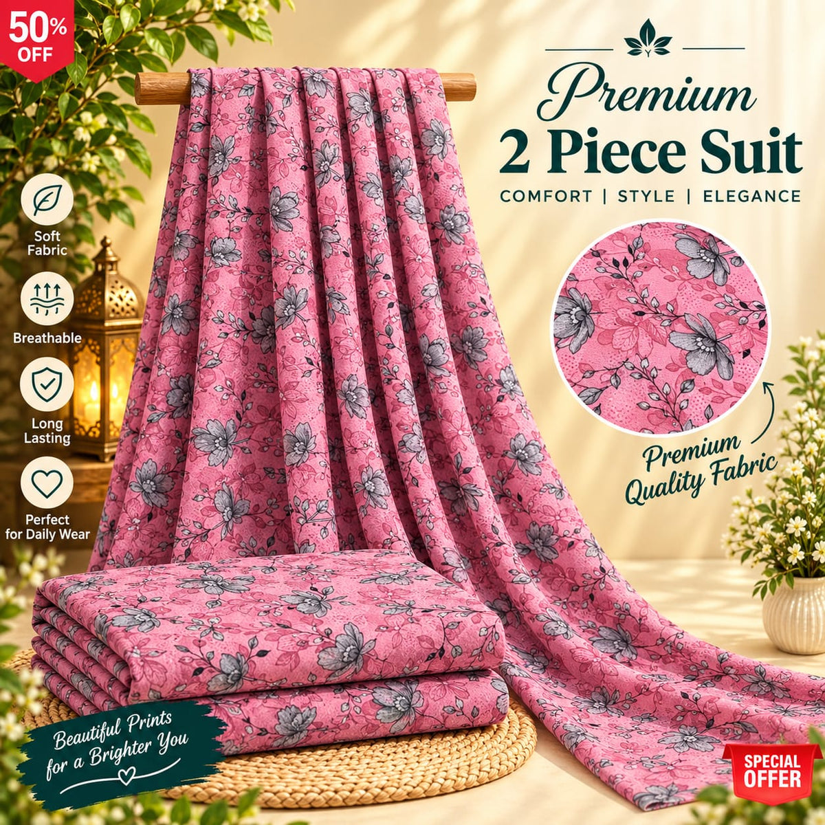 Premium khaddar 2Pc Suit