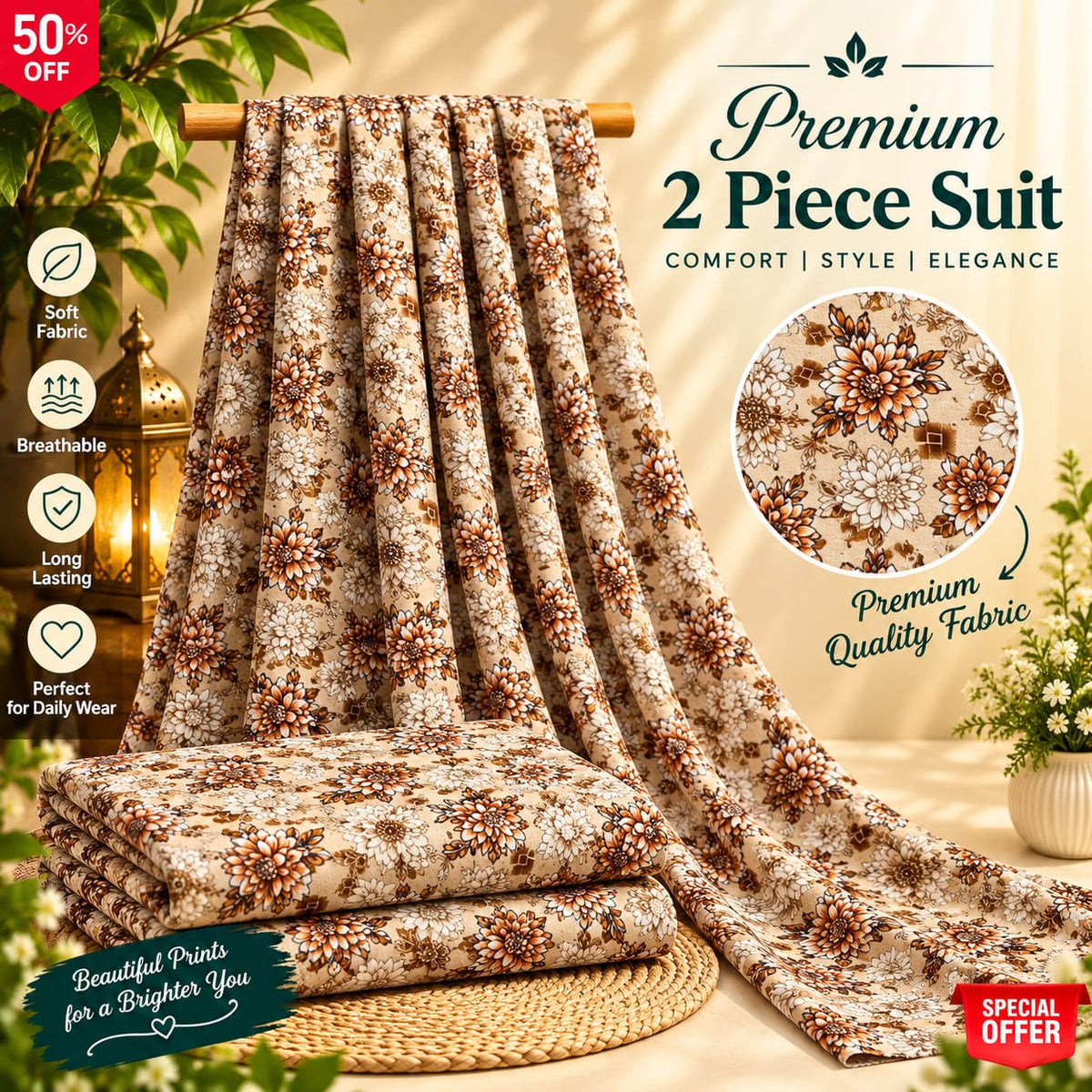 Premium khaddar 2Pc Suit