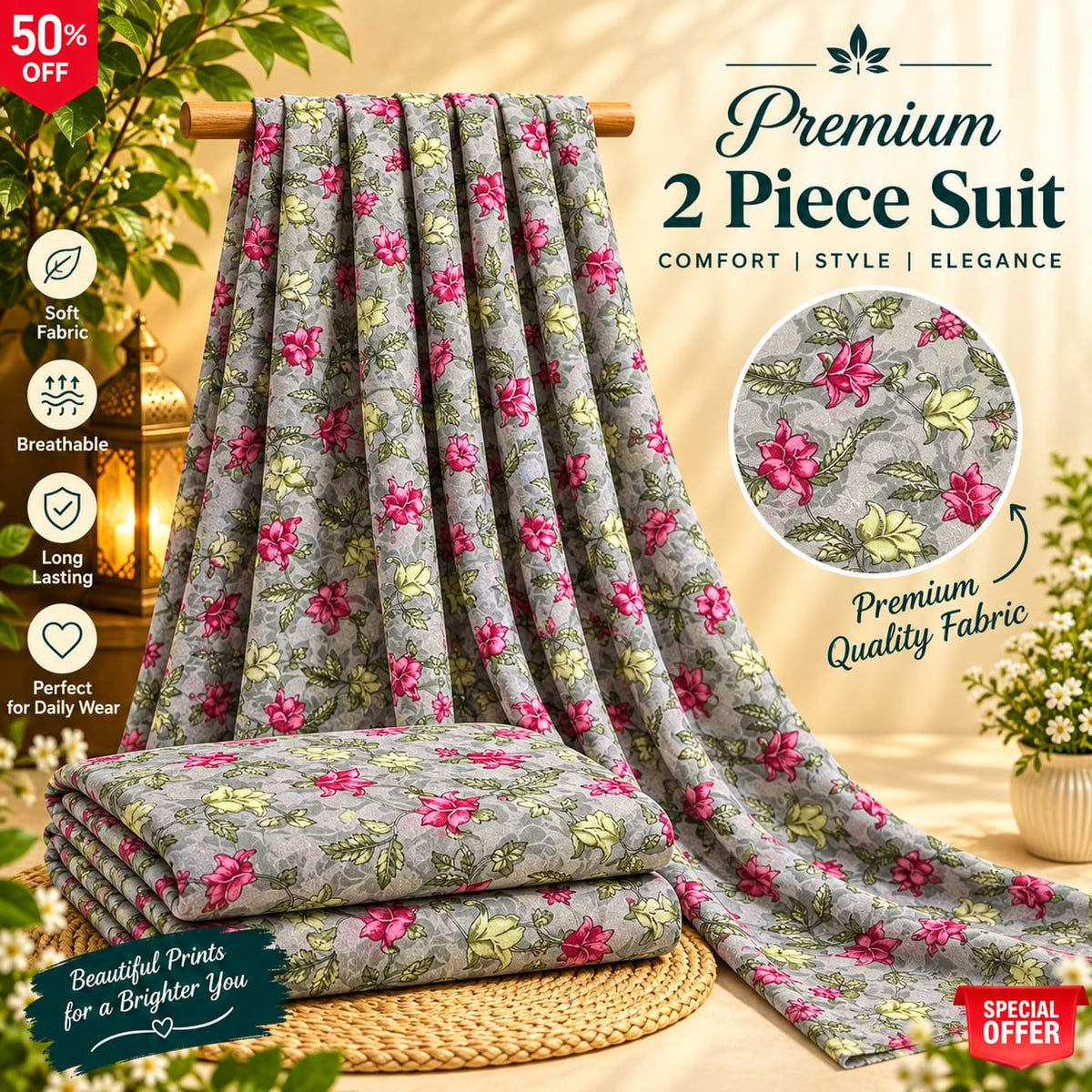 Premium khaddar 2Pc Suit