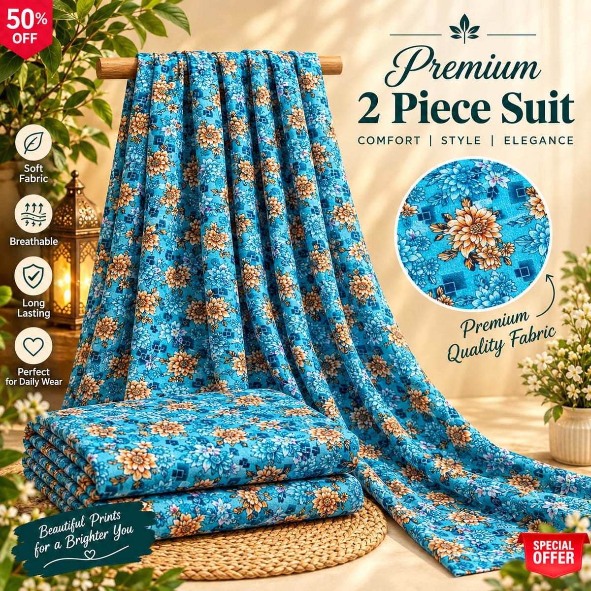 Premium khaddar 2Pc Suit