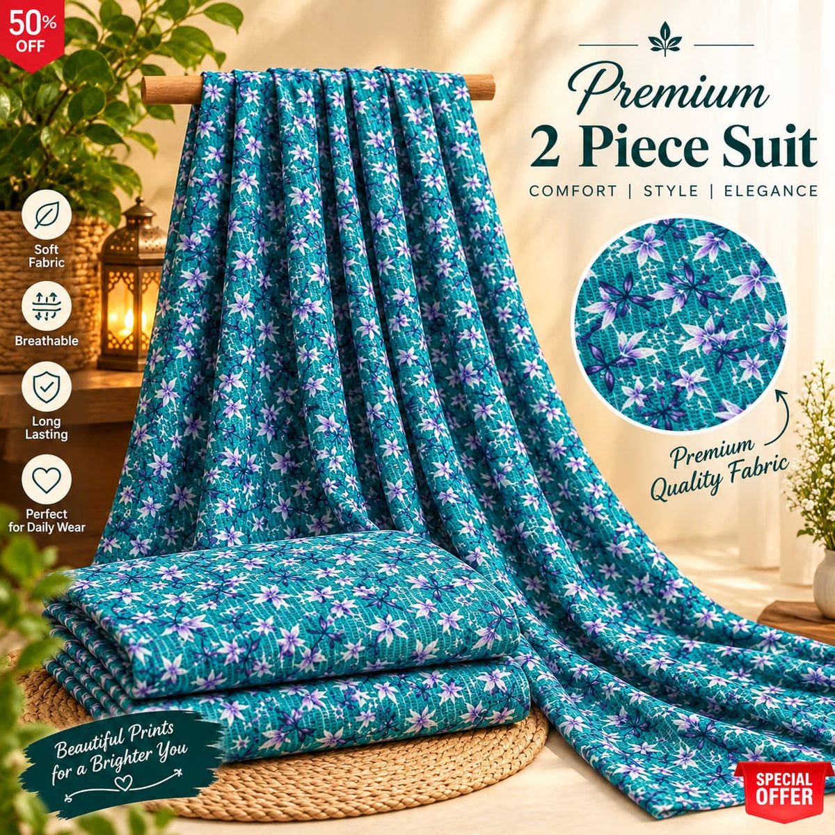 Premium khaddar 2Pc Suit