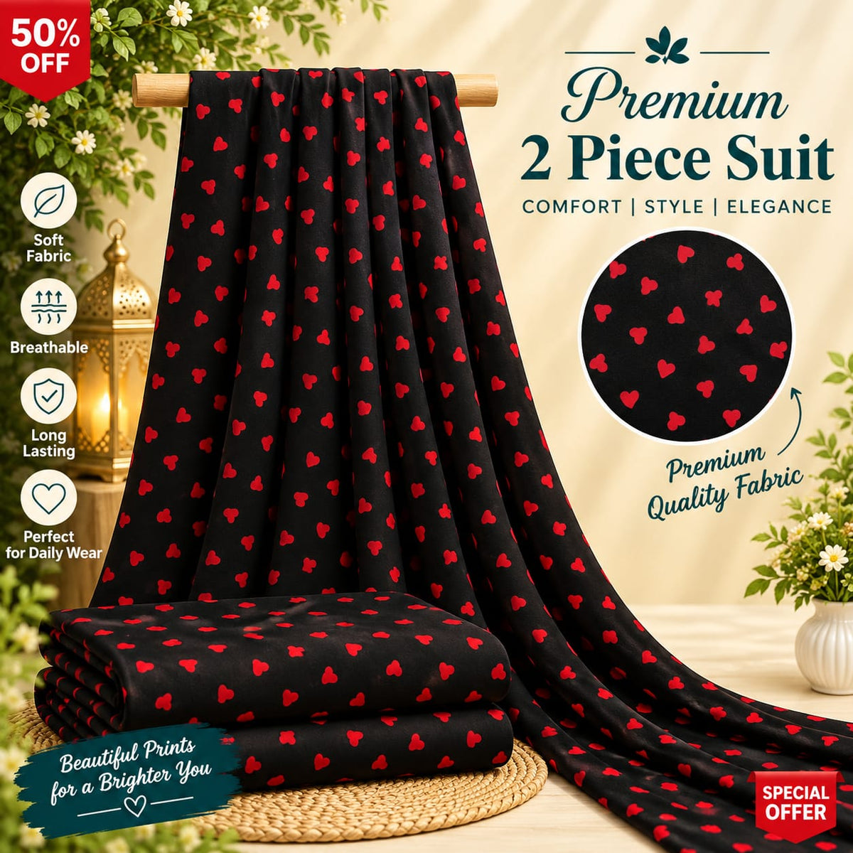 Premium khaddar 2Pc Suit