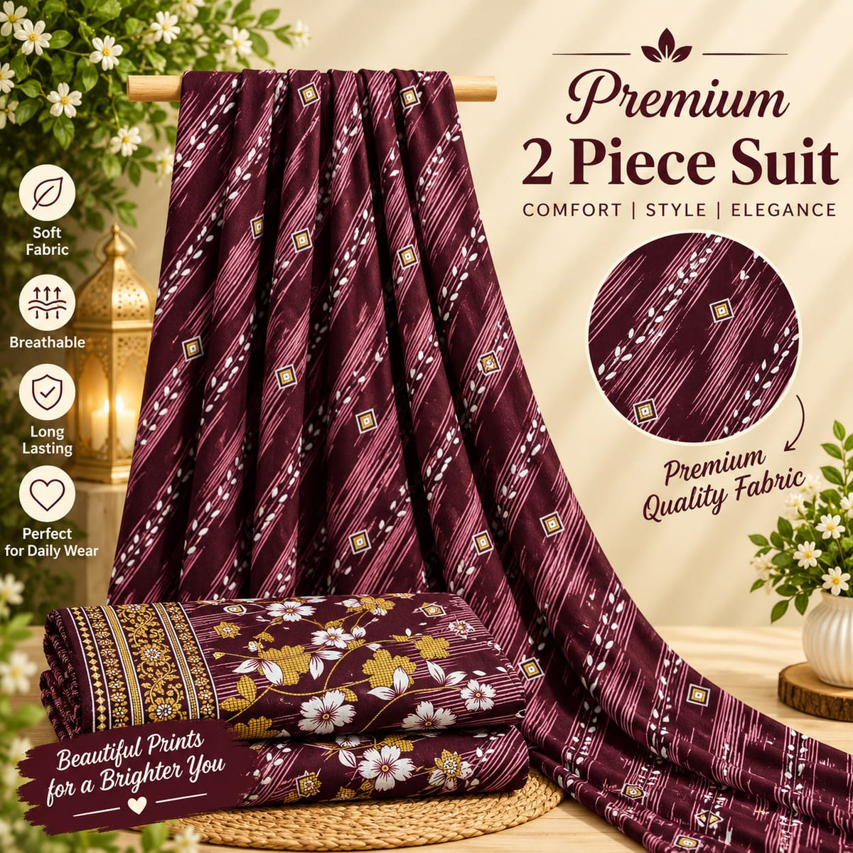Premium khaddar 2Pc Suit