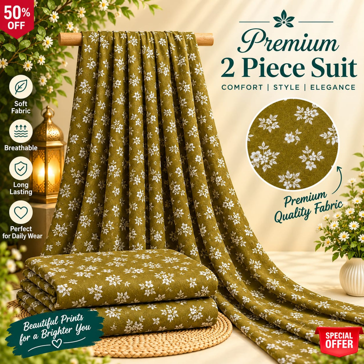 Premium khaddar 2Pc Suit