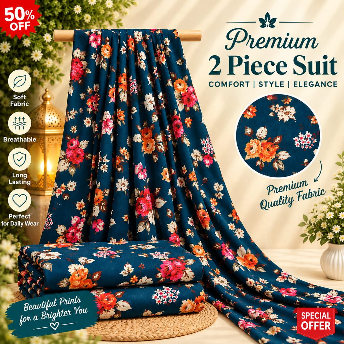 Premium khaddar 2Pc Suit