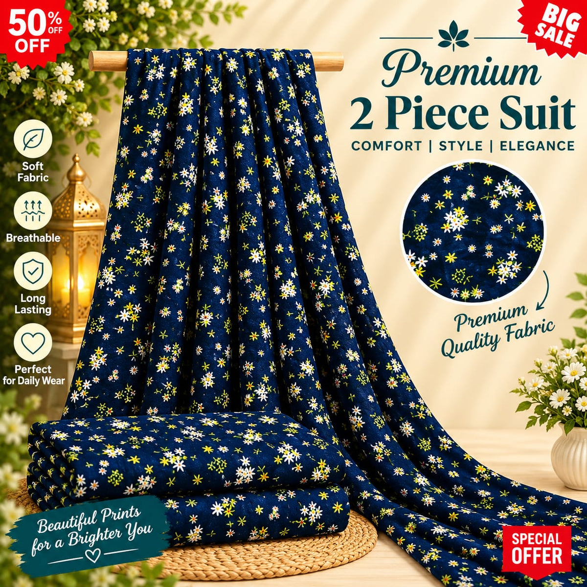 Premium khaddar 2Pc Suit