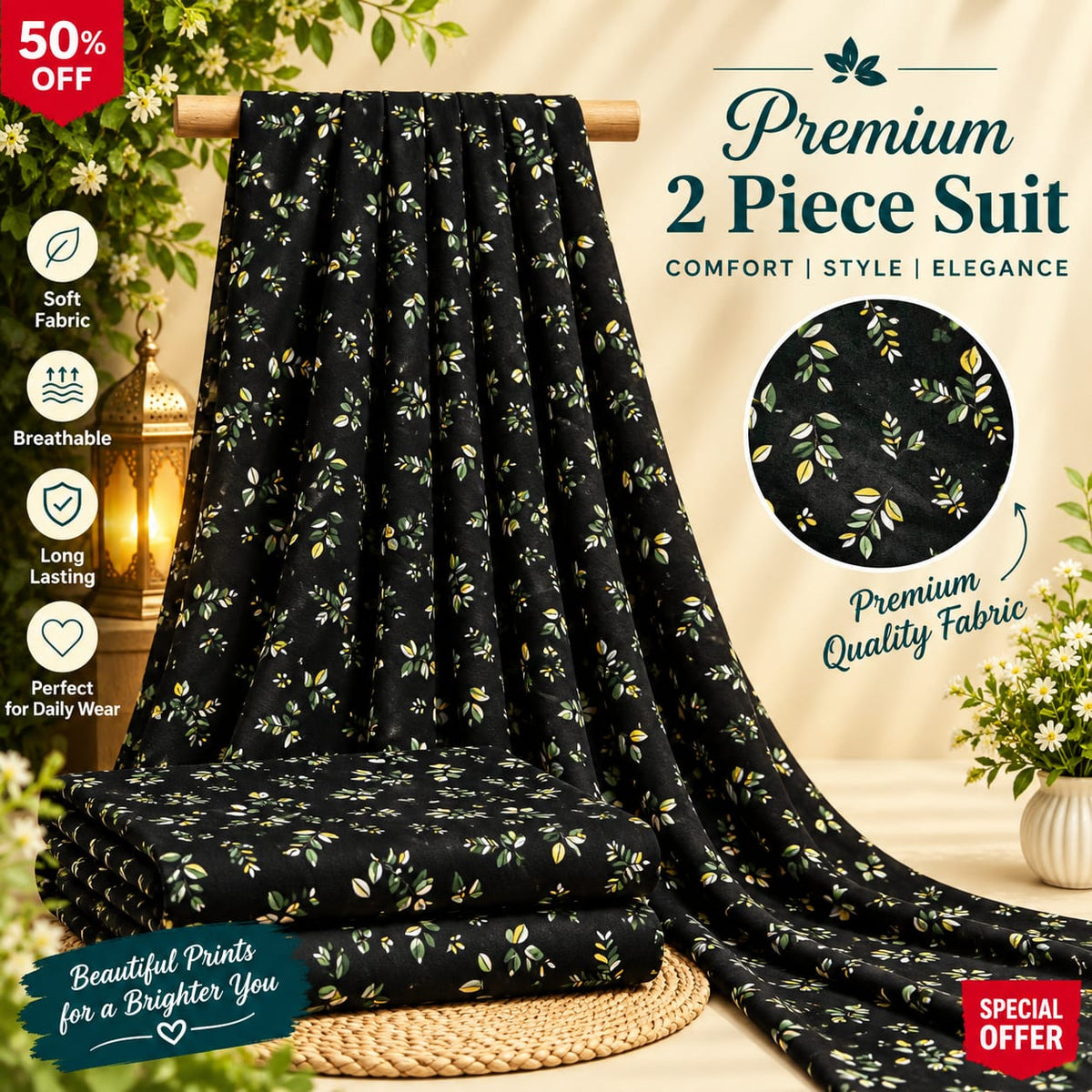 Premium khaddar 2Pc Suit