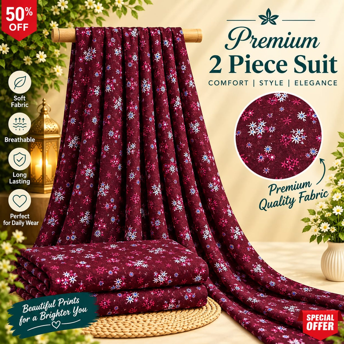 Premium khaddar 2Pc Suit