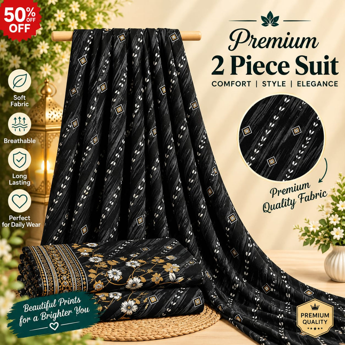 Premium khaddar 2Pc Suit