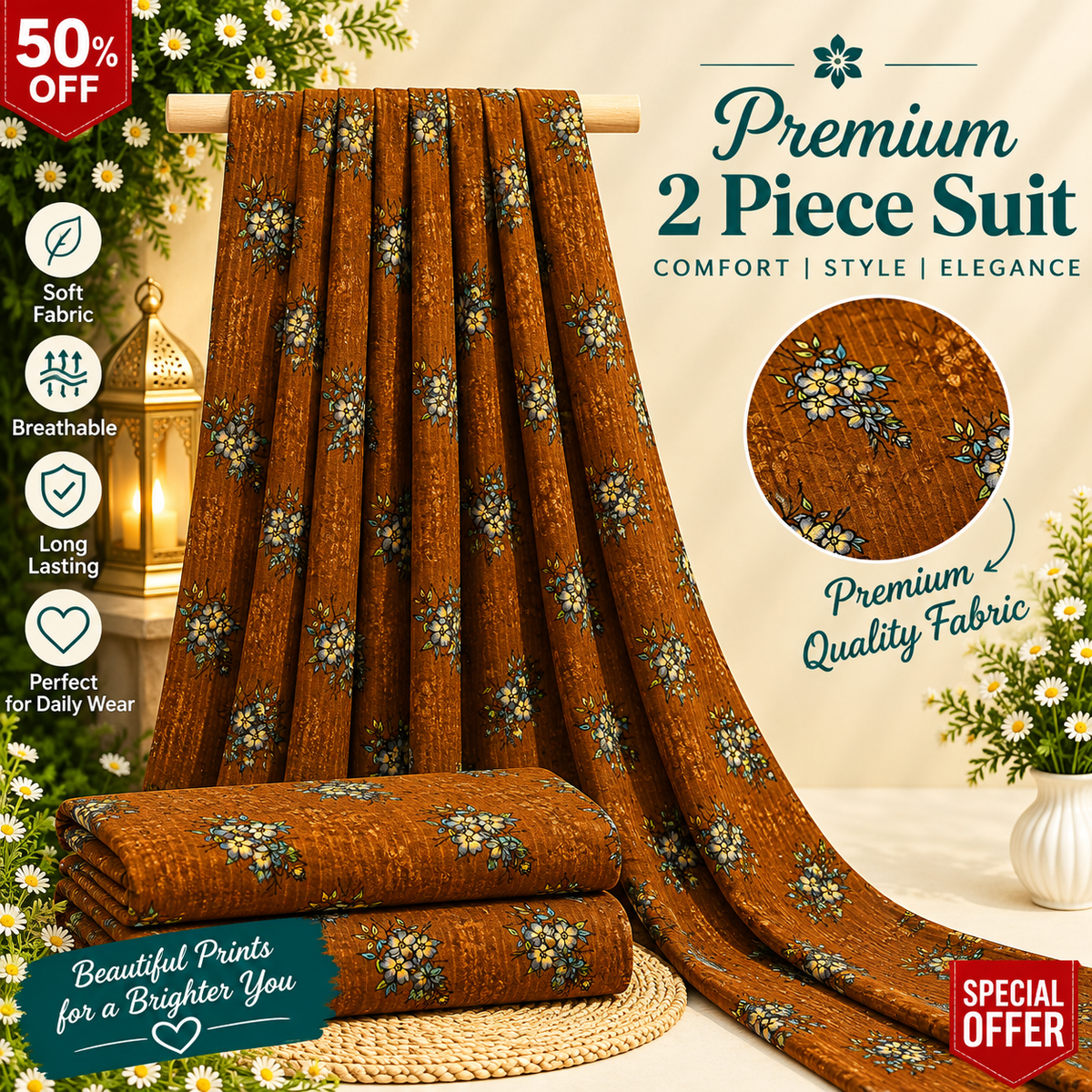 Premium khaddar 2Pc Suit