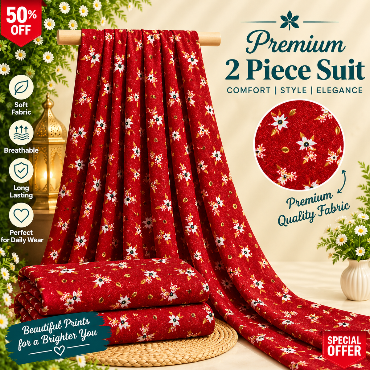 Premium khaddar 2Pc Suit