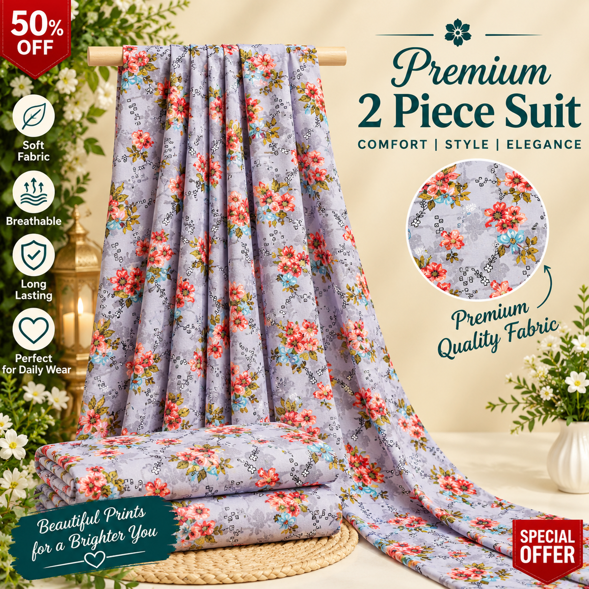 Premium khaddar 2Pc Suit