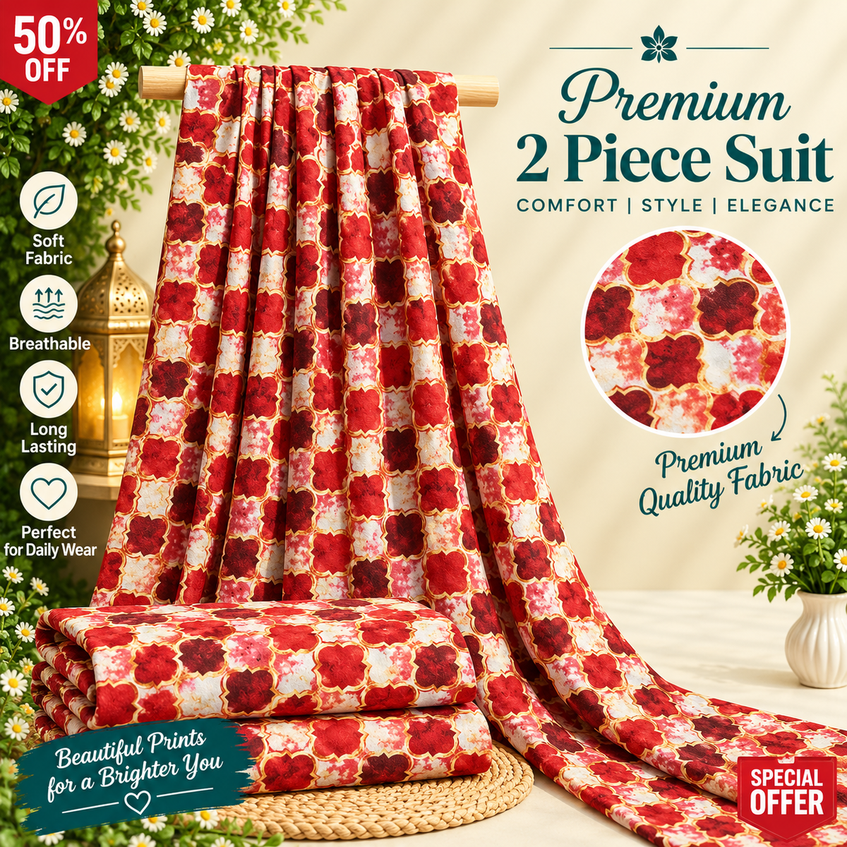 Premium khaddar 2Pc Suit