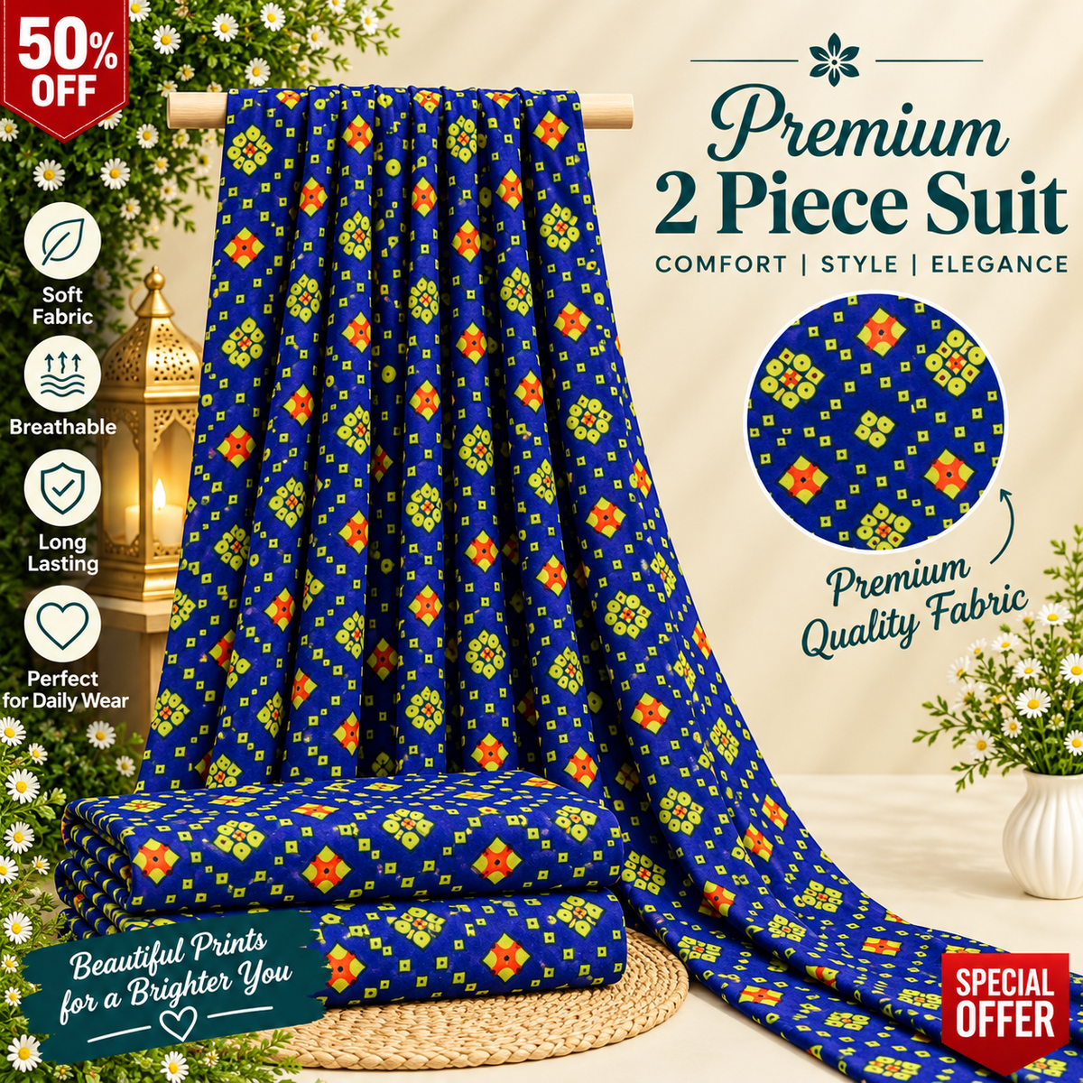 Premium khaddar 2Pc Suit