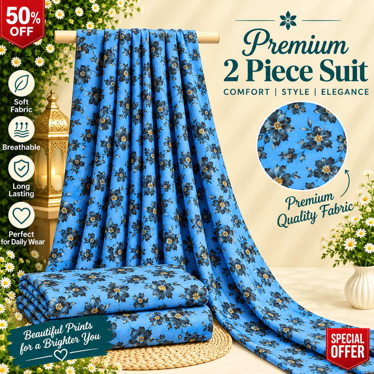 Premium khaddar 2Pc Suit