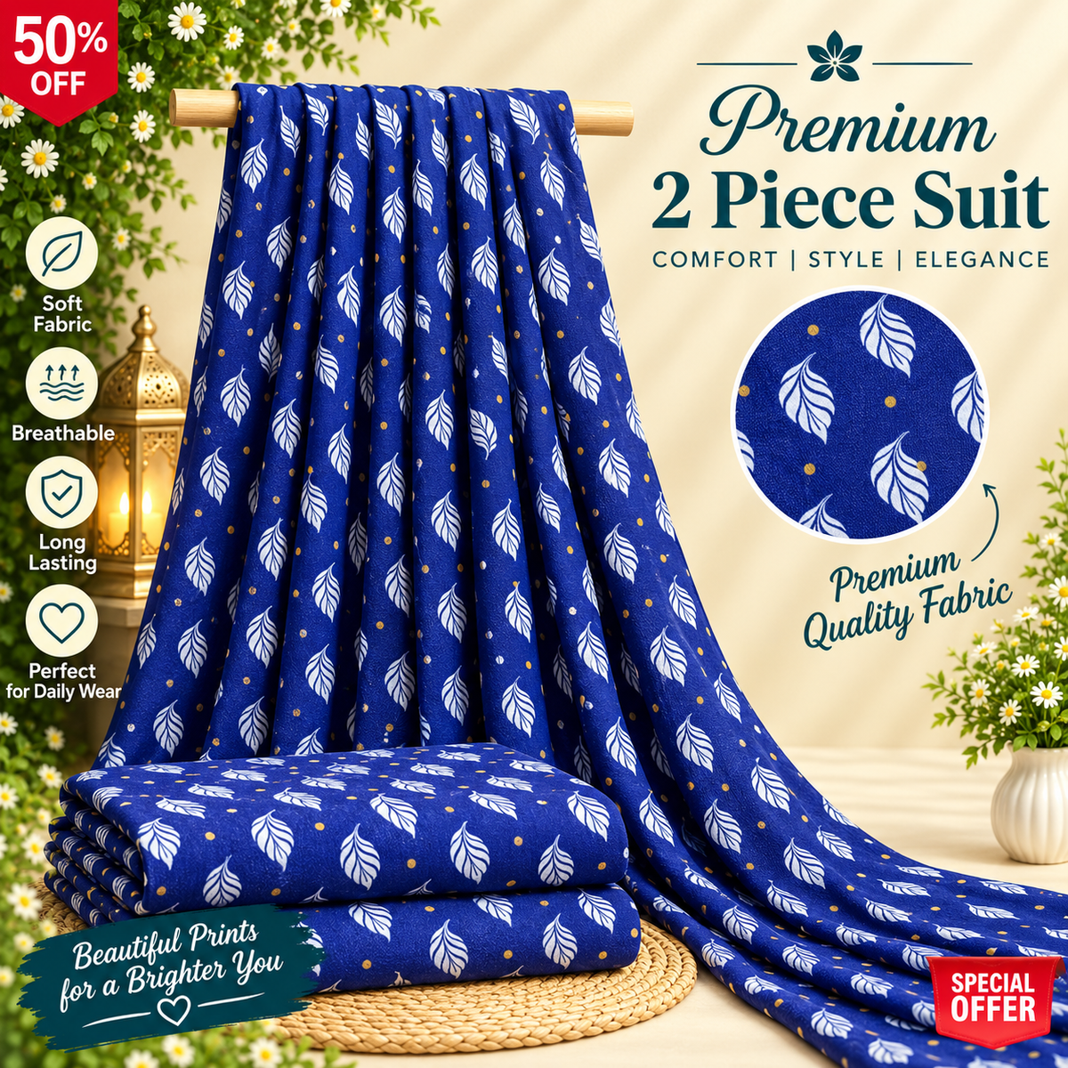 Premium khaddar 2Pc Suit