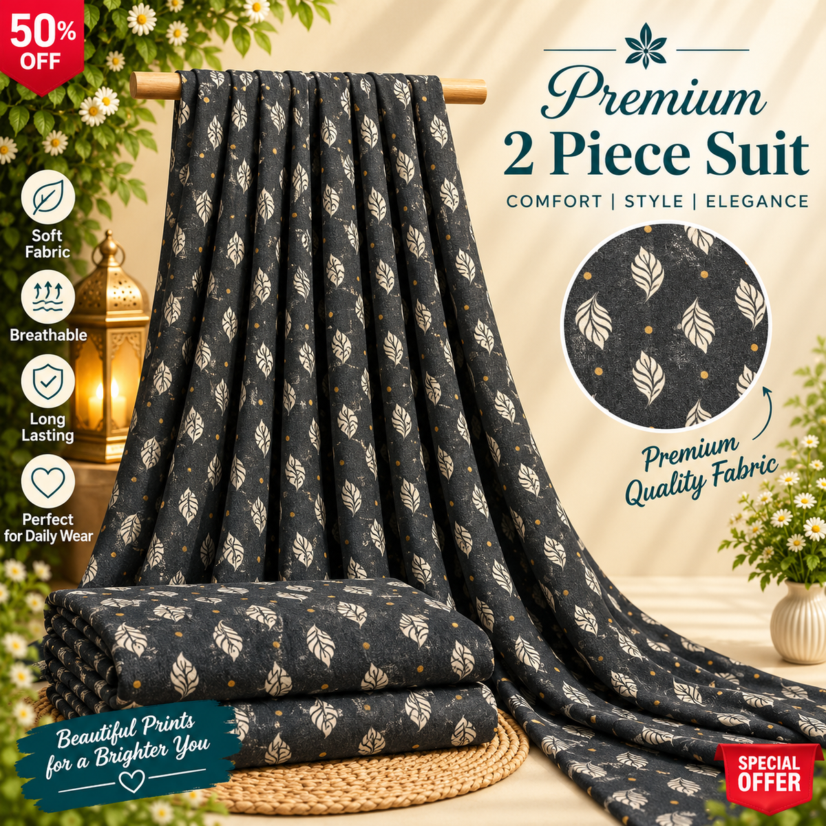 Premium khaddar 2Pc Suit