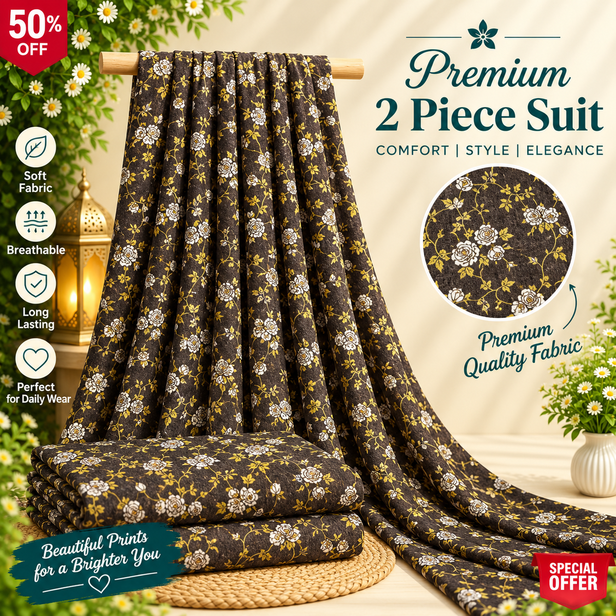 Premium khaddar 2Pc Suit
