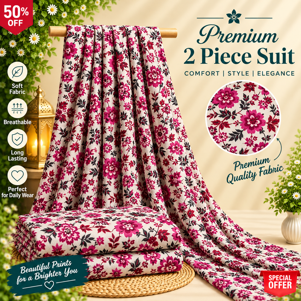 Premium khaddar 2Pc Suit