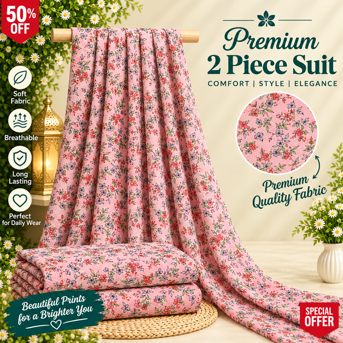 Premium khaddar 2Pc Suit