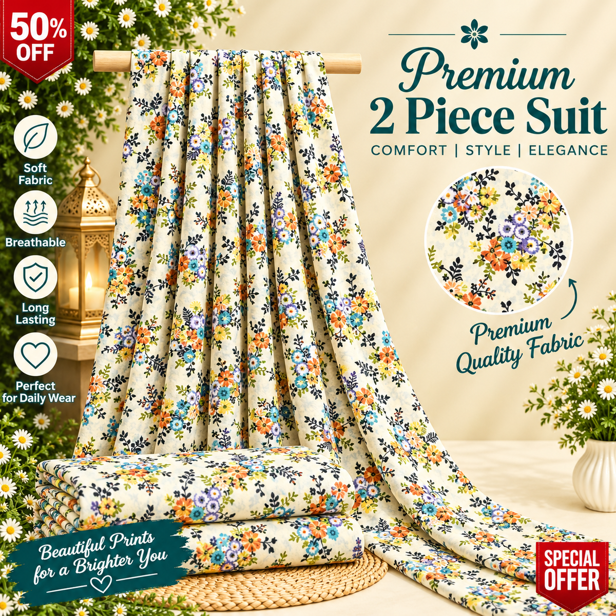 Premium khaddar 2Pc Suit