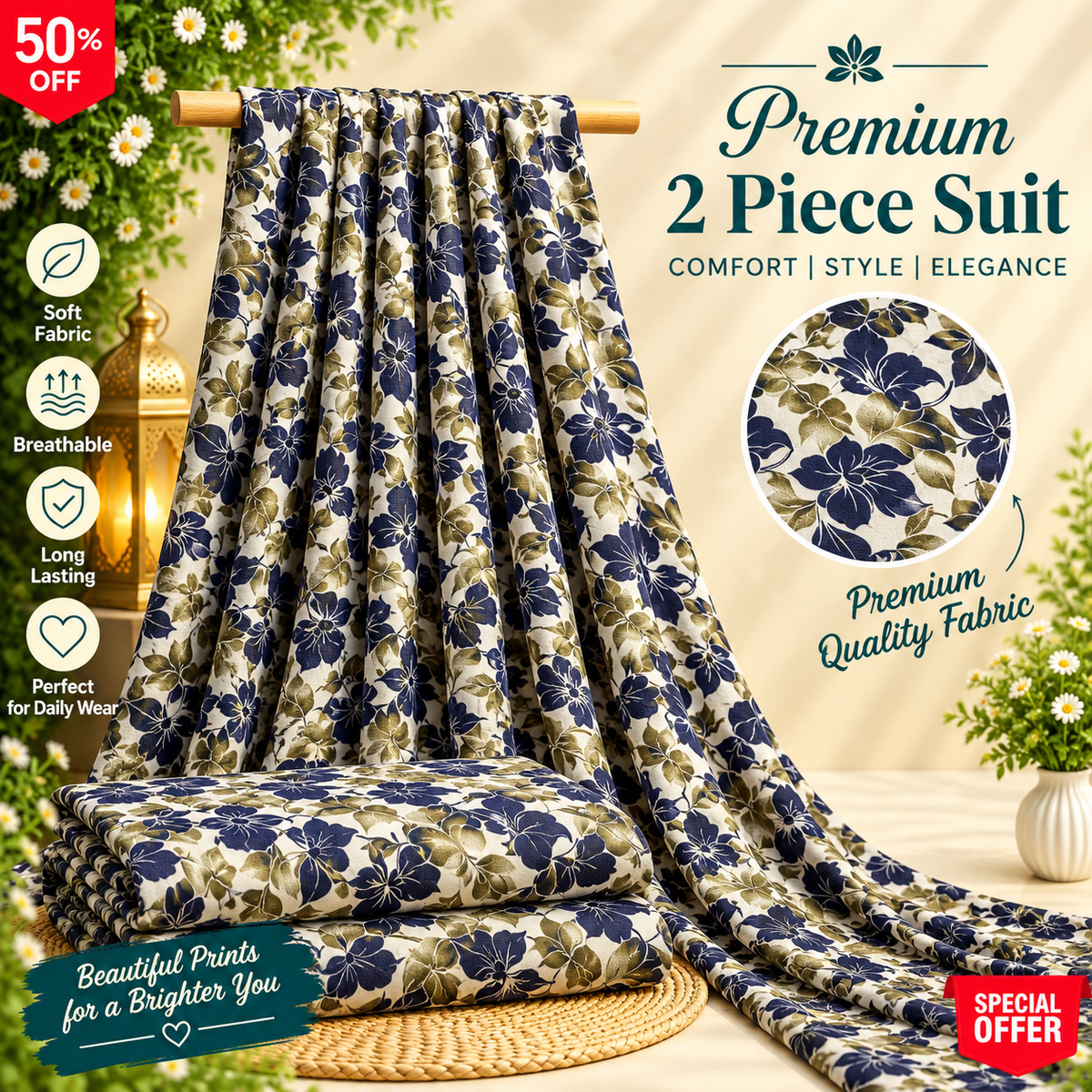 Premium khaddar 2Pc Suit