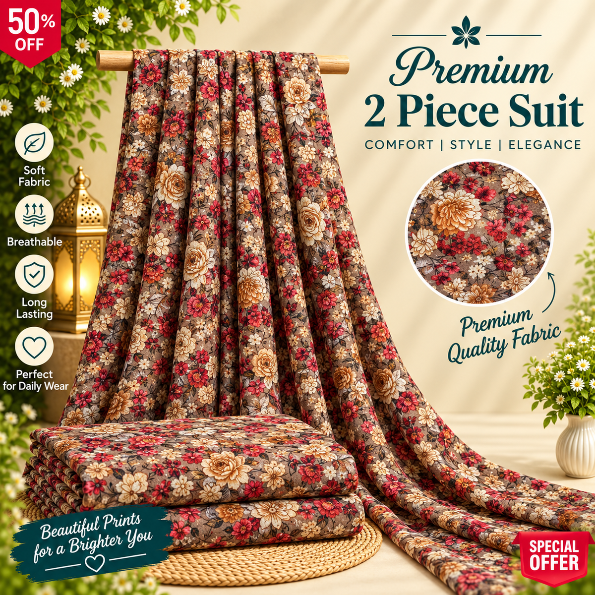 Premium khaddar 2Pc Suit