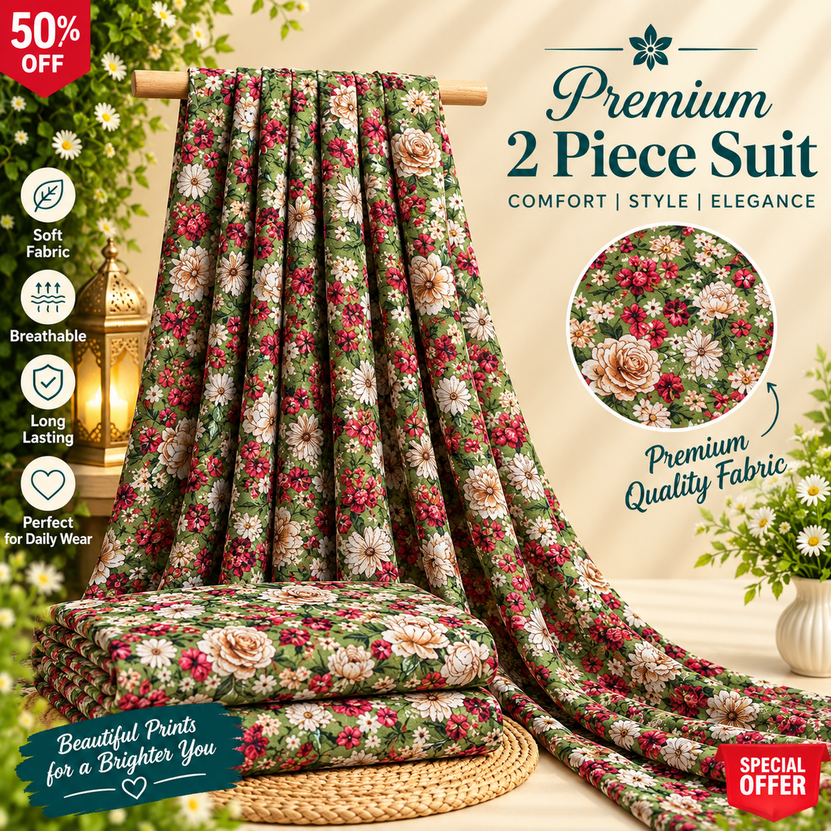 Premium khaddar 2Pc Suit