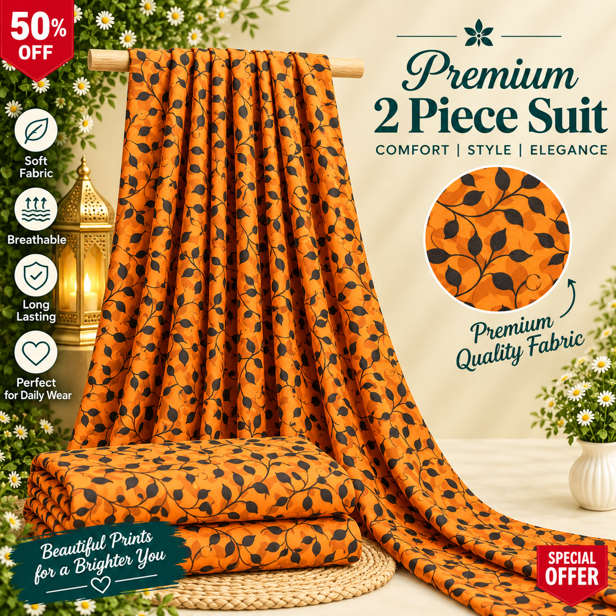 Premium khaddar 2Pc Suit