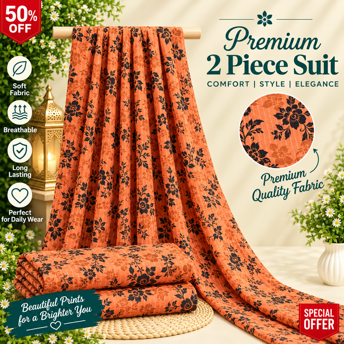 Premium khaddar 2Pc Suit