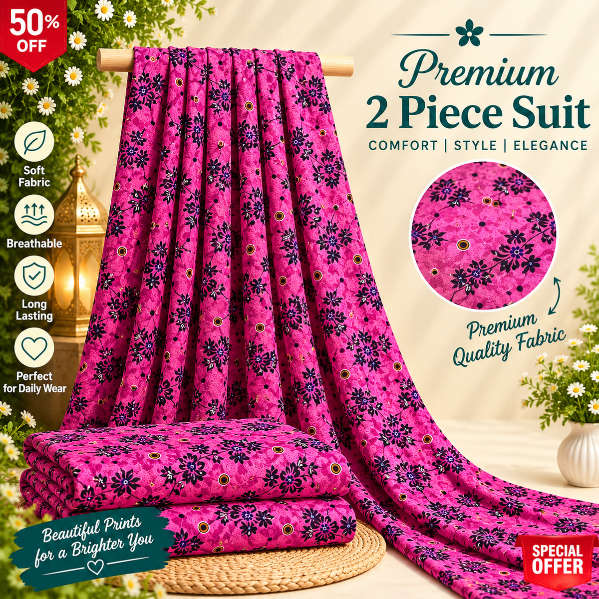 Premium khaddar 2Pc Suit