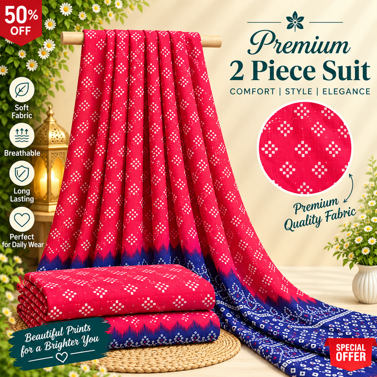 Premium khaddar 2Pc Suit
