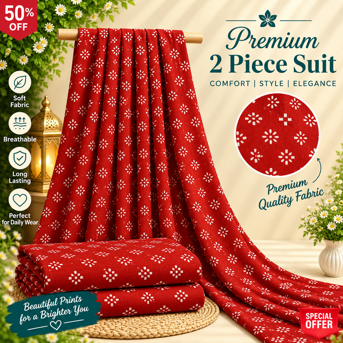 Premium khaddar 2Pc Suit