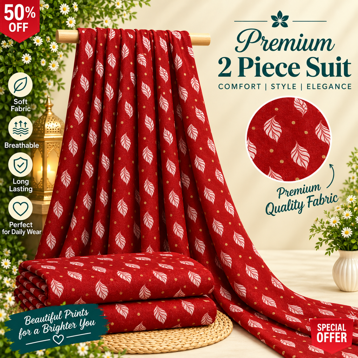 Premium khaddar 2Pc Suit