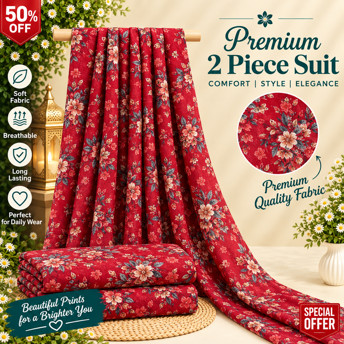 Premium khaddar 2Pc Suit