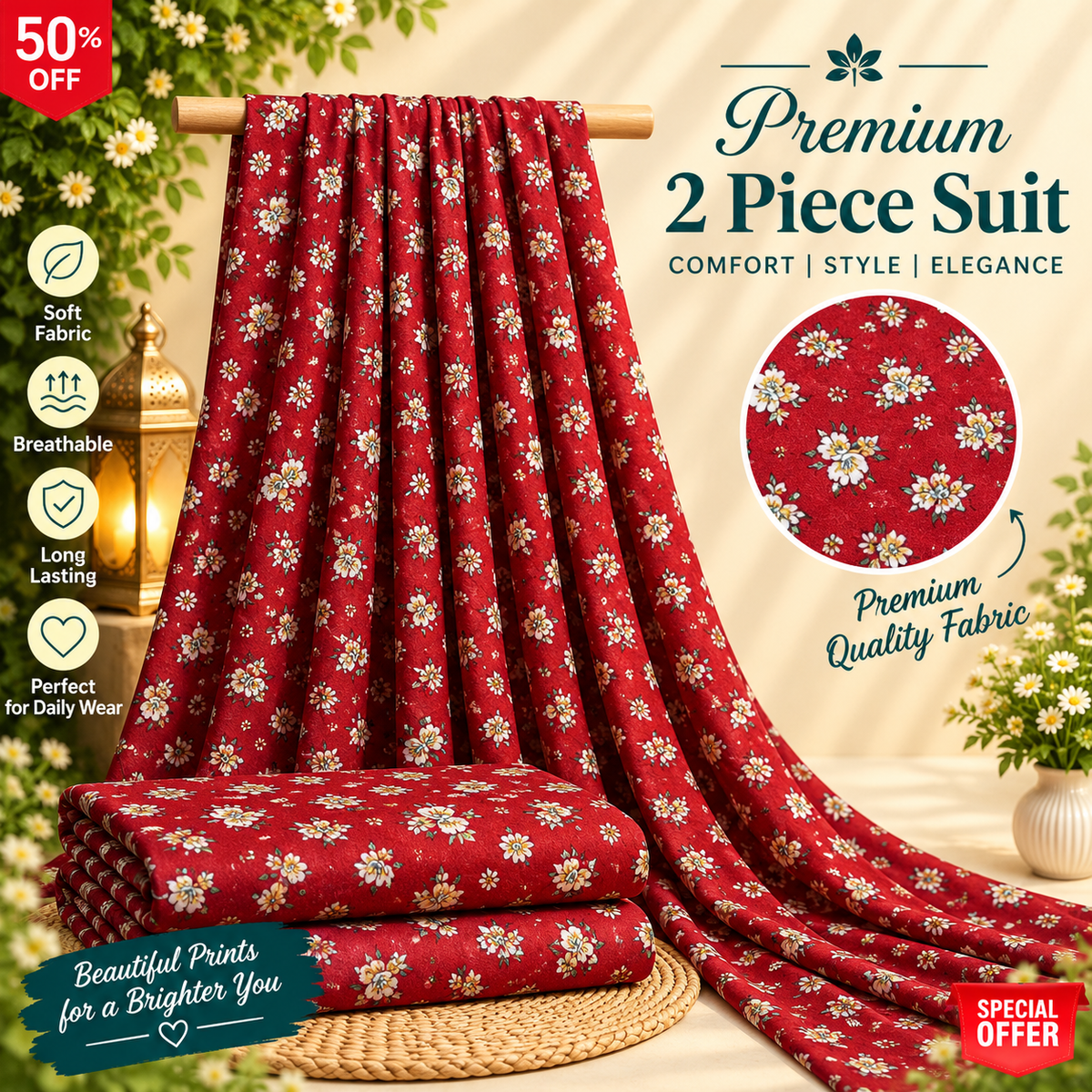 Premium khaddar 2Pc Suit