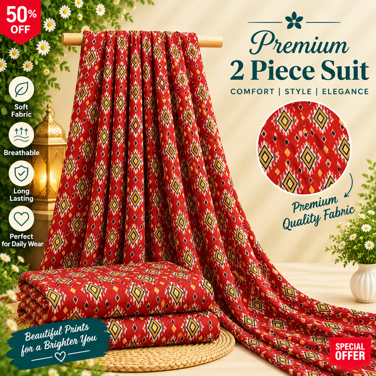 Premium khaddar 2Pc Suit