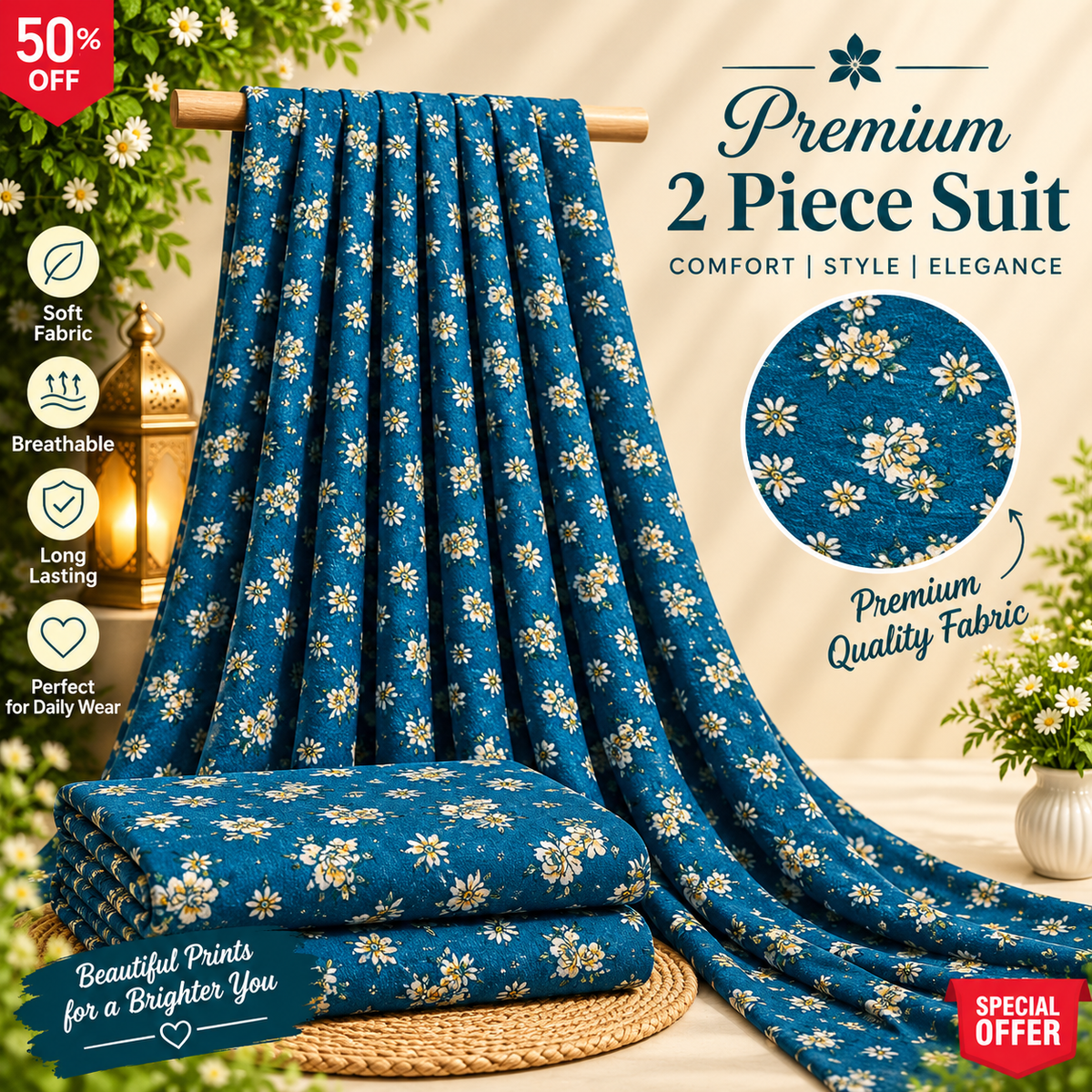 Premium khaddar 2Pc Suit